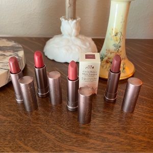 Set of 5 100% Pure lipcolors - one is NWT
